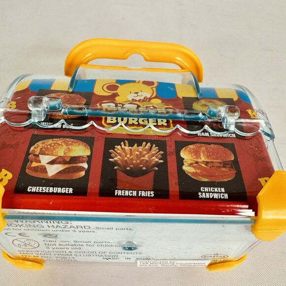 5 for $25| Kidstar Bigears Bear Burger Mini Lunch Box Playset Toy Milkshake - Picture 6 of 11